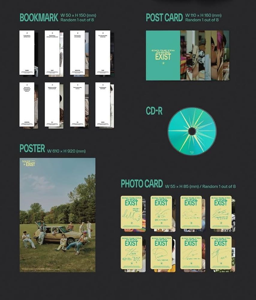 EXO写真集3点おまとめセット Amazon.co.jp: [ 3バージョンセット ] EXO - 7TH ALBUM [ EXIST